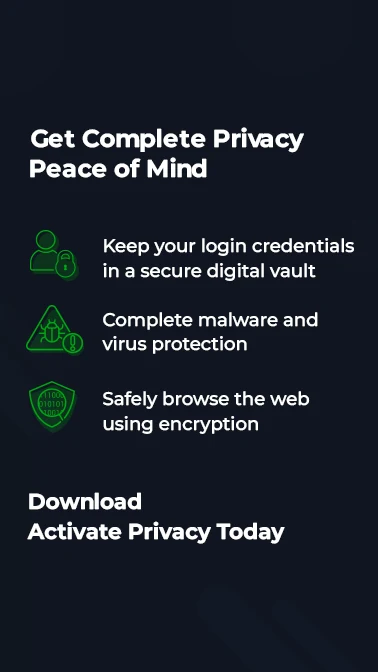 Activate Privacy™ screenshot